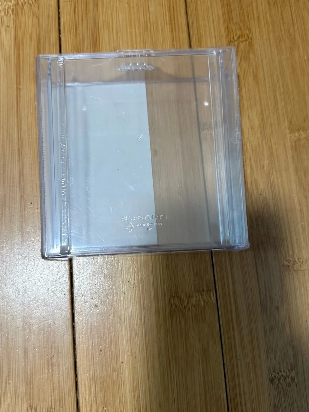 essentials Clear Stackable Organizing Drawer with Orange Label